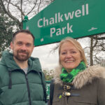 Stuart and Kay at Chalkwell Park